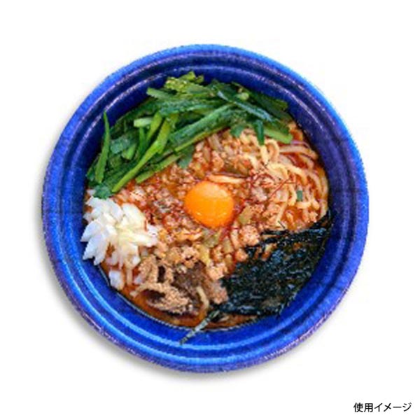 麺容器 DLV麺20(58)本体 陶線紺W エフピコ