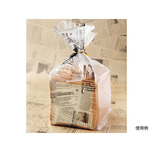 パン袋 ヨーロピアン半斤袋 黒 320 大阪ポリエチレン販売