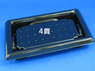 寿司容器 A-PET 板前04B 黒 リスパック