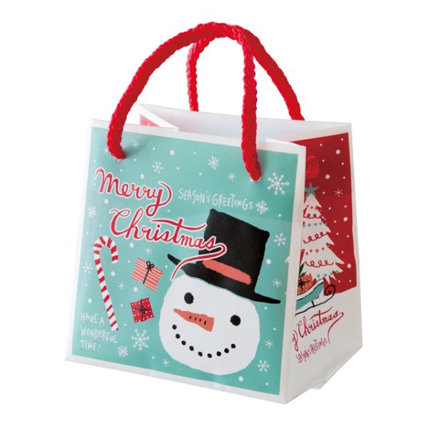 袋 クリスマスミントブルー キューブバッグ-2(20枚) ヘッズ