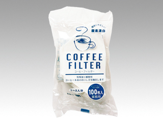 カフェ用品 コーヒーフィルター F101白 100枚 イデシギョー