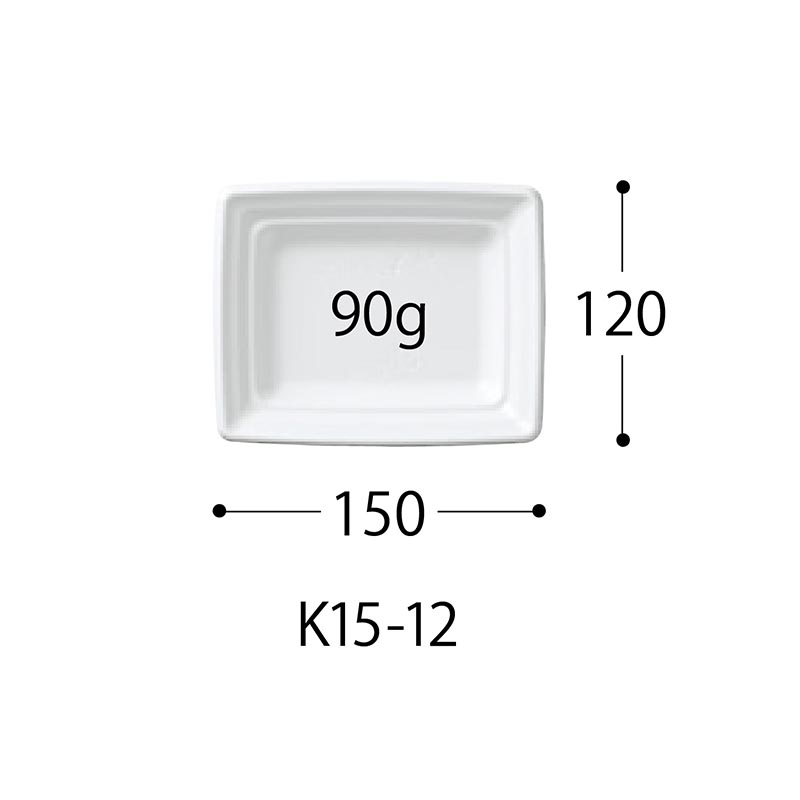 軽食容器 CT 沙楽 K15-12 W 身 中央化学
