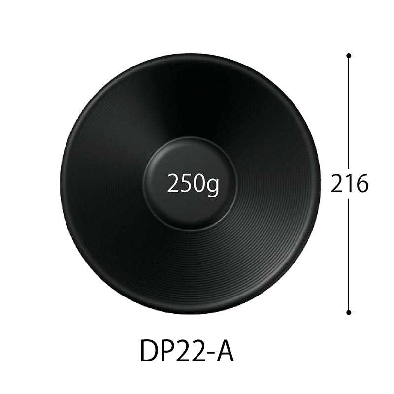 軽食容器 SD DP22-A BK 身 中央化学