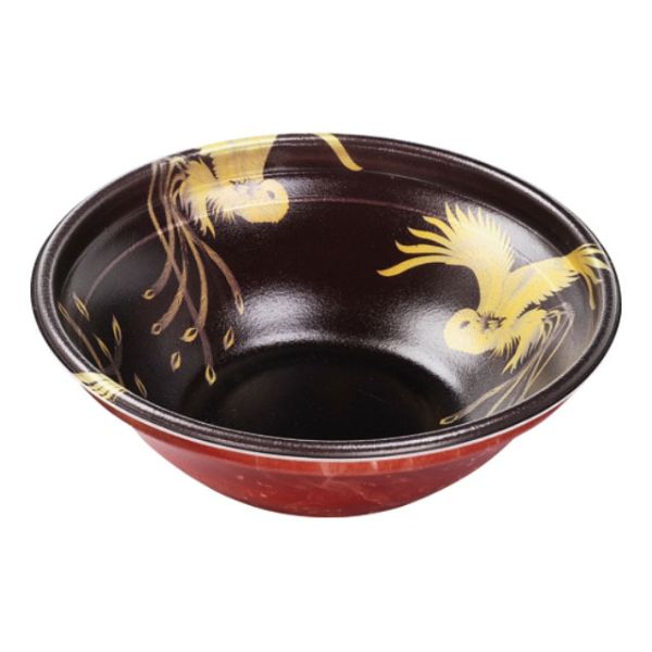 麺容器 MFP麺鉢-丸19(61) 本体 鳥金赤石 エフピコ