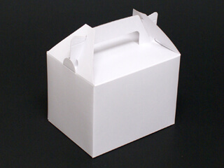 ケーキ箱 DE-15 ショートホワイト ＃4 ヤマニパッケージ