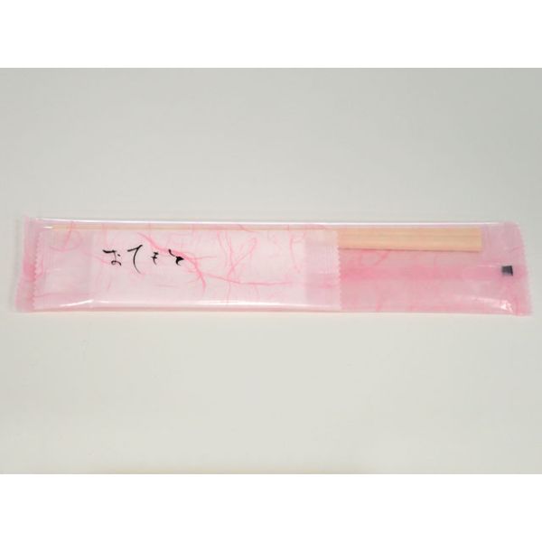 割り箸セット 8寸アスペン スリムおしぼりセット ピンク コンドル産業