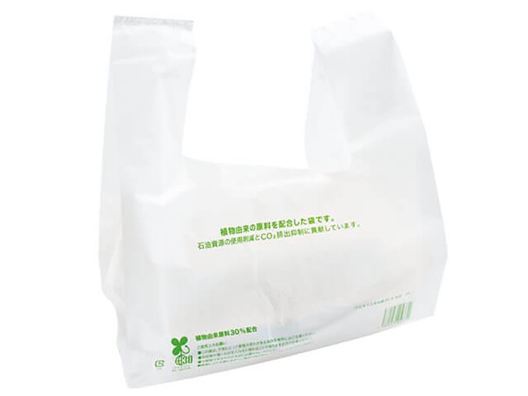 バイオマス弁当袋30 大 乳白