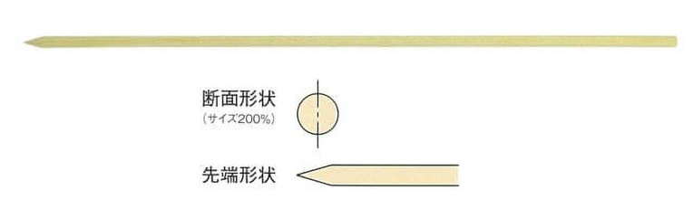 かぶら先（K先）竹串