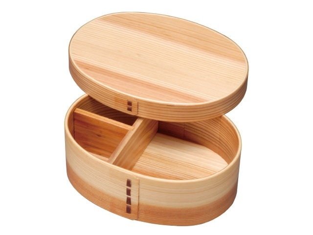 曲げわっぱ弁当箱 ナチュラル 一段 FH01W