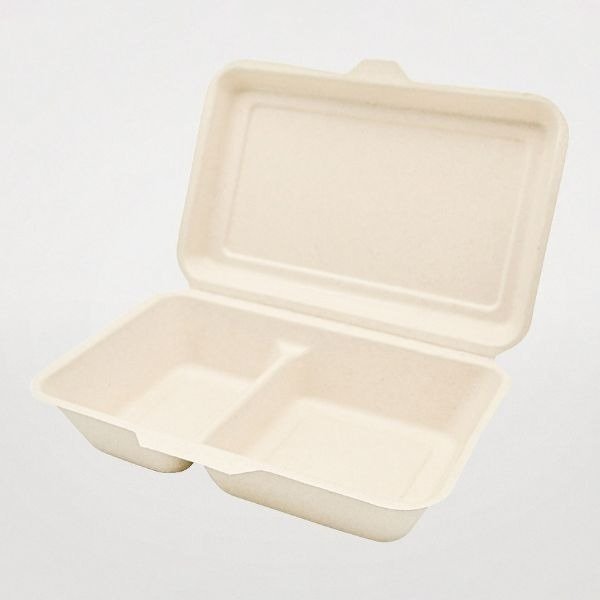 パックスタイル バガス容器 WBランチ 240-150-2 ラミ