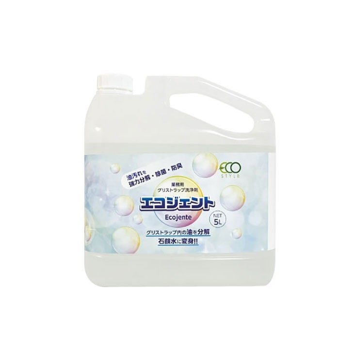 グリストラップ 洗浄剤 エコジェント 5L 洗剤 油 ニオイ