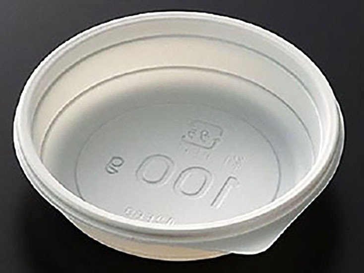 仕切りなし・円型のおすすめ容器｜中央化学 惣菜容器 CT VIカップA 100W 身