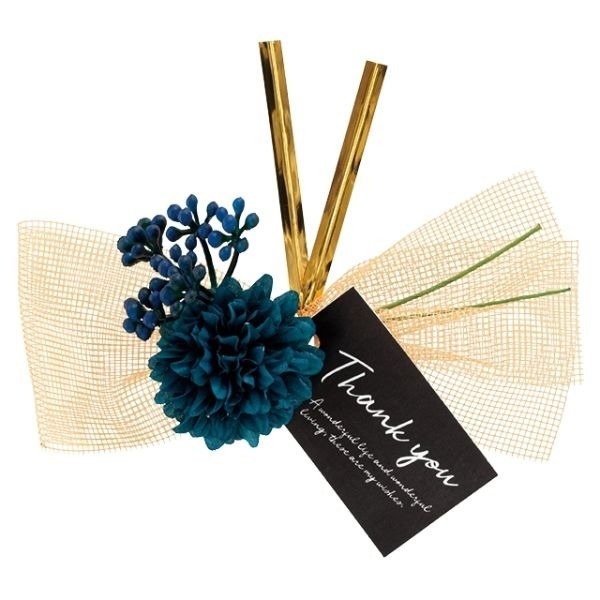 ヘッズ ラッピング フルリールアレンジワイヤータイ-2 ブルーグリーン(10個) ZAR-YT2