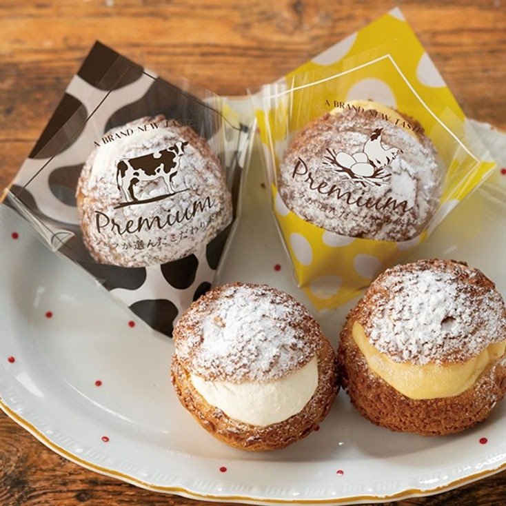 ヘッズ シュークリーム袋 コダワリ素材シューバッグ 卵(100枚)