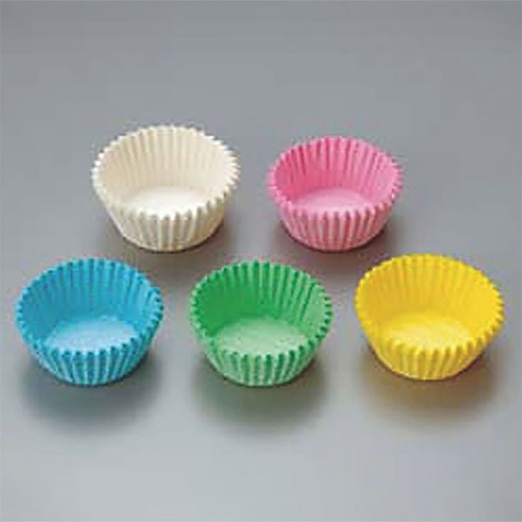 カンダ 弁当小物 セパレート カラーグラシンシ 紙カップ 白色 5深(1000枚入)