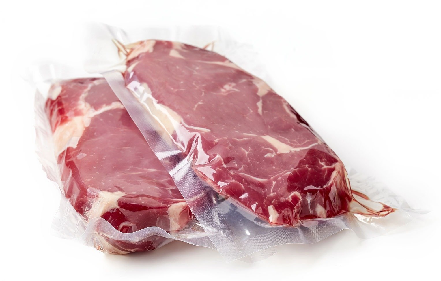 真空袋で包装された牛肉