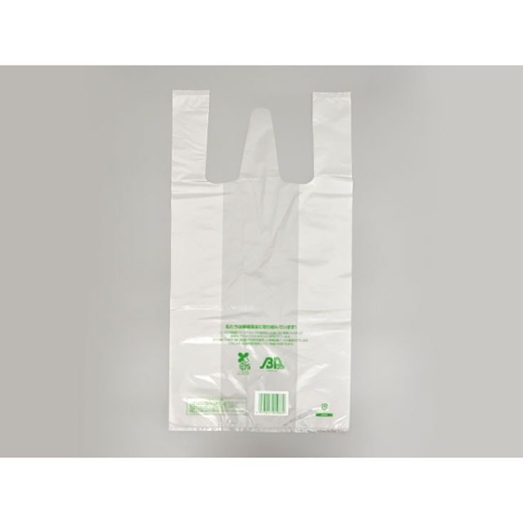 レジ袋 福助工業 ニューイージーバッグバイオ25 長舌片 M 半透明