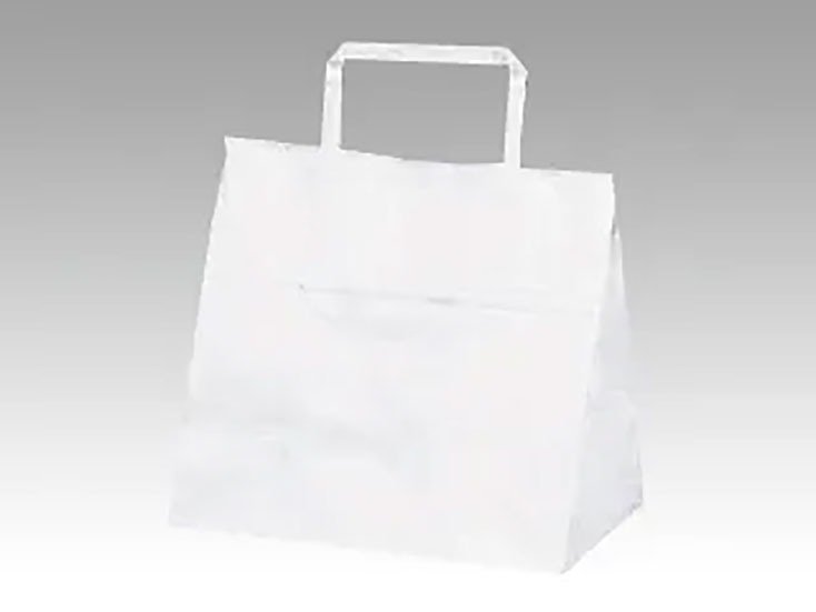 紙手提げ袋 ラッピーバッグNo.10 晒無地 福助工業