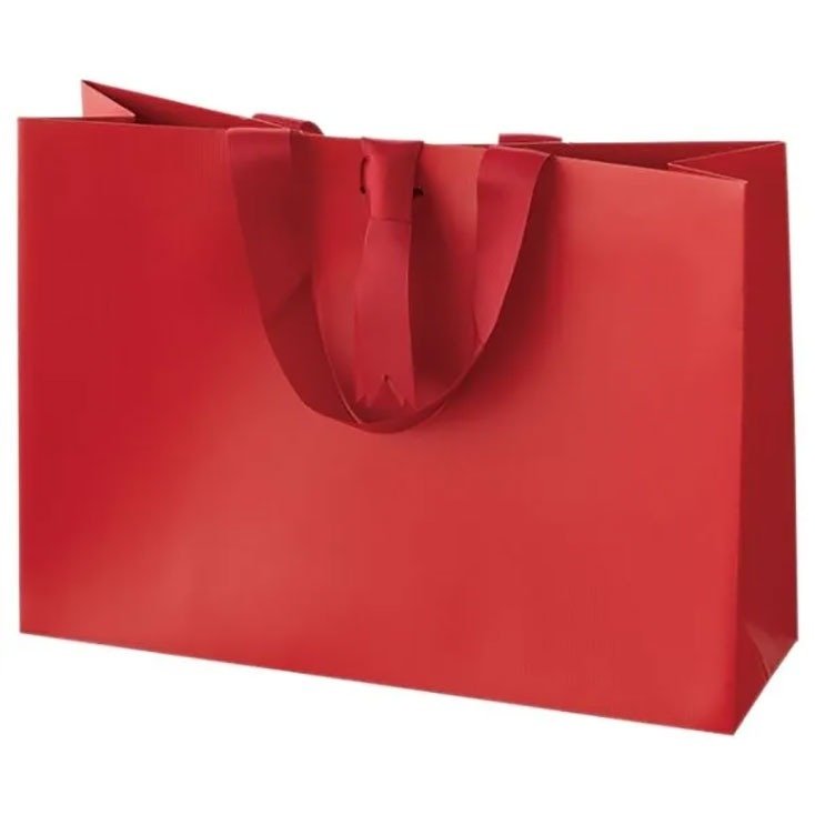 紙手提袋 ギフトレッドハンドル付キペーパーバッグ-1(10枚) ヘッズ
