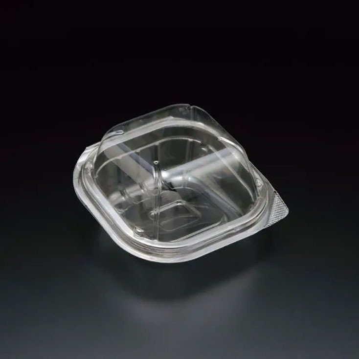 菓子容器 ユニコン LS-角115ドーム 透明 スミ