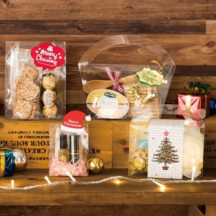 ギフト箱 無地スタンドPETクリアBOX-4(10枚) ヘッズ