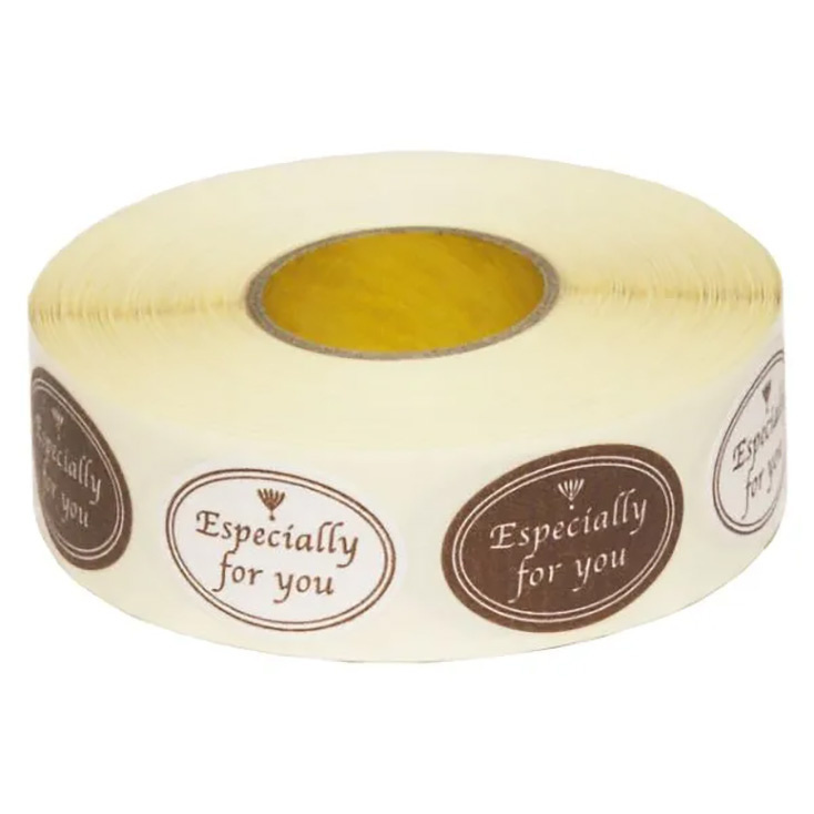 ラベル Especially for you クラフトロールシール-3(500枚) ヘッズ