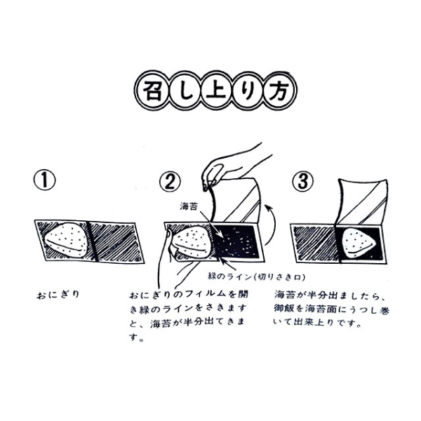 スリットパックおにぎり規格フィルム 生産日本社