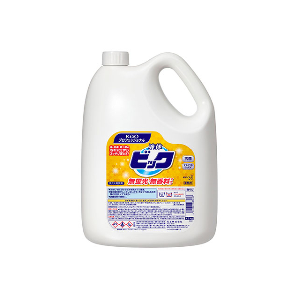 大容量 カネヨ石鹸 抗菌・無香料 衣料用洗剤 液体 業務用 5kg コック付き 洗剤