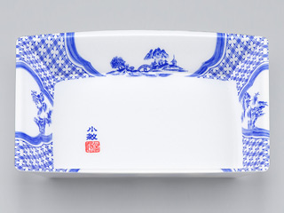 刺身容器 V-305 小紋山水 シーピー化成