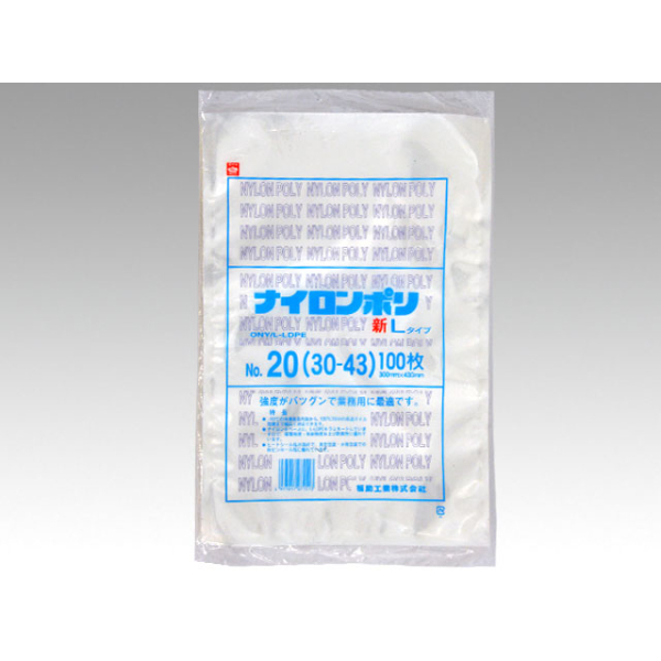 最大71%OFFクーポン ナイロンポリ新Ｌタイプ規格袋 厚み0.075mm×巾340mm×長さ480mm No.22 34-48 600枚入り 