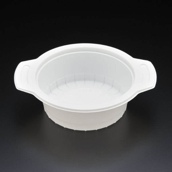 軽食容器 スーパーレンジU150-500 白 スミ