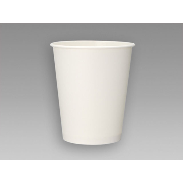 ホットカップ8ozスノーホワイト