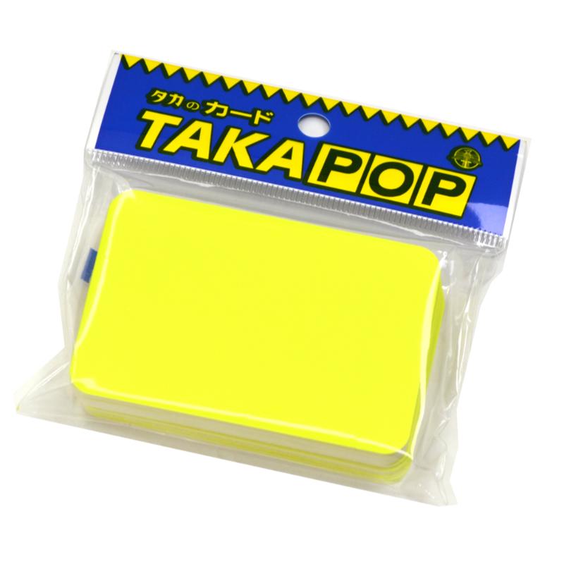 売場備品 14-3535 ケイコーカード 中 レモン 30枚入り ササガワ