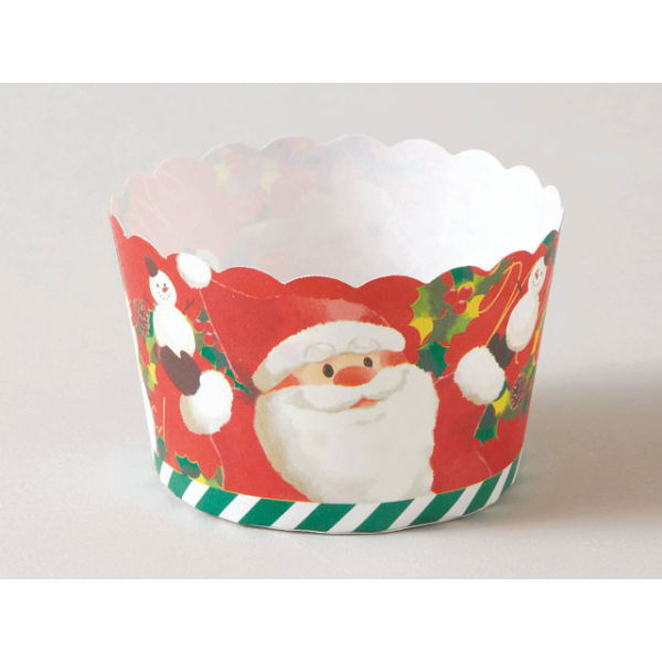 XM664 ケーキカップ(クリスマスリース)