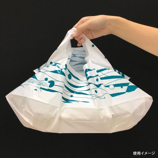 レジ袋 バンバンバッグ No.5 波柄 まつもと合成