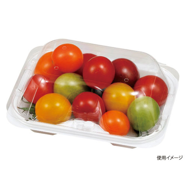 青果・農産容器 ｴﾌﾋﾟｺﾁｭｰﾊﾟ CF100.9H ホワイト