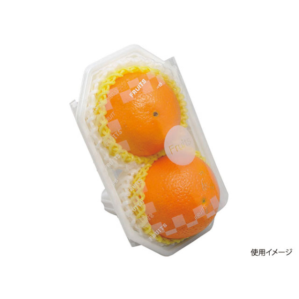 青果・農産容器 ｴﾌﾋﾟｺﾁｭｰﾊﾟ FRプラスL 白