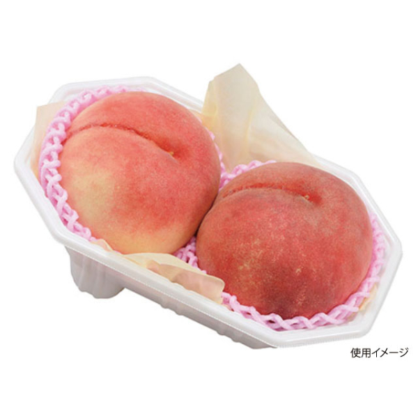 青果・農産容器 ｴﾌﾋﾟｺﾁｭｰﾊﾟ FRプラスL 白