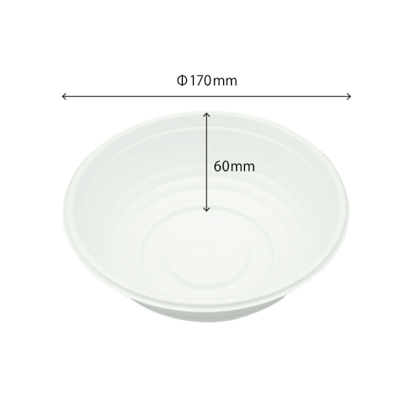 どんぶり容器 BF-362 ホワイト 本体 シーピー化成
