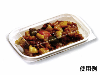 惣菜容器 C-AP デリカン 18-12 透明 身 中央化学