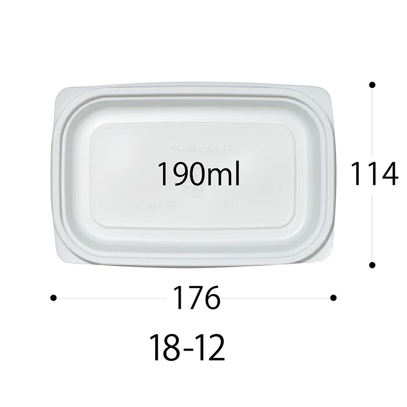 惣菜容器 CT デリカン 18-12 BL 身 T 中央化学