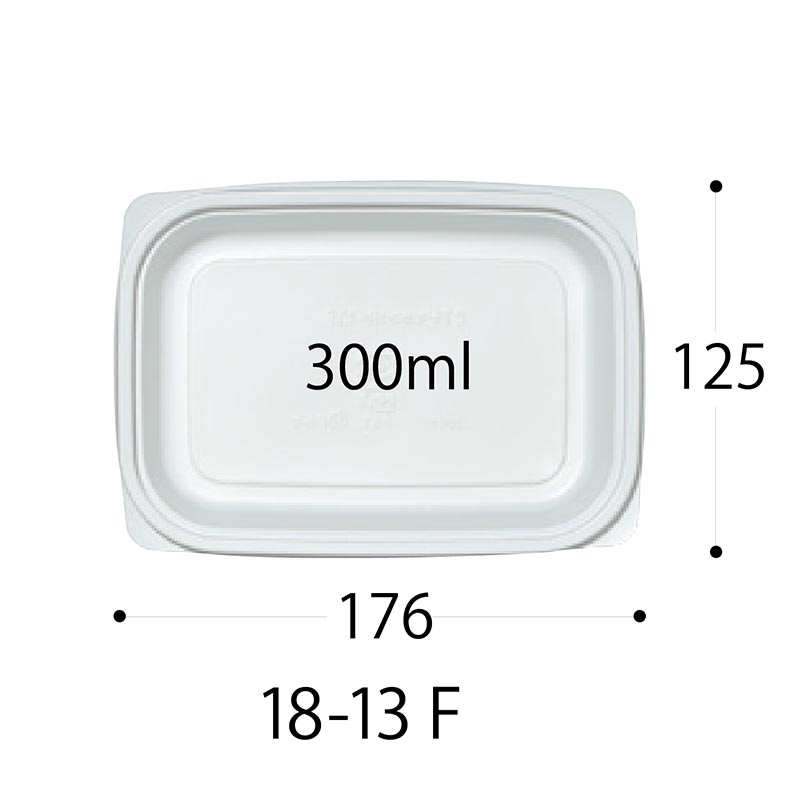 惣菜容器 CT デリカン 18-13F 身 T 中央化学
