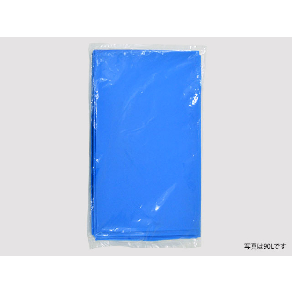 市町村ゴミ袋 岡崎市ゴミ袋透明ブルー004×70L 福助工業