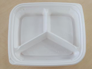 惣菜容器 グルメ LP500-3 白 本体 エフピコチューパ