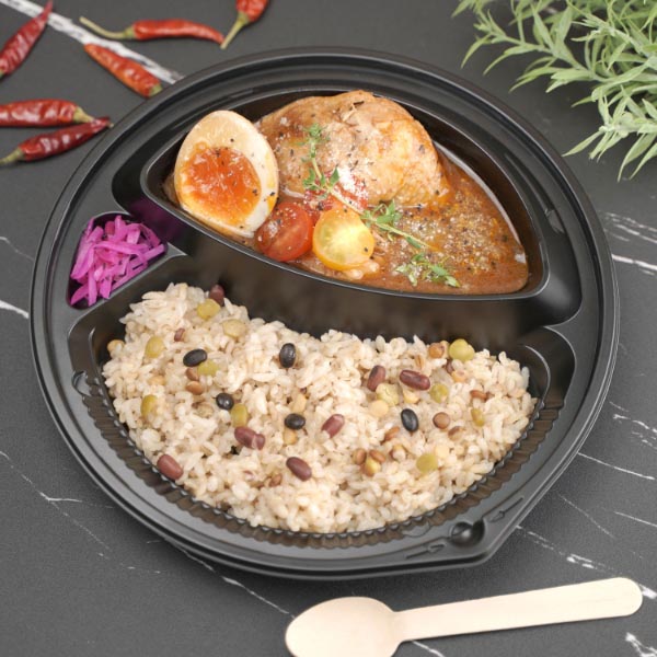 カレー容器 CT-OJランチ BL 身 中央化学