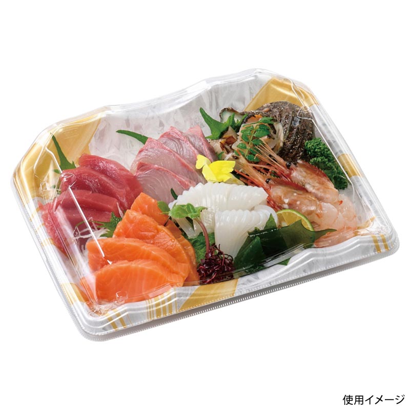 刺身容器 豊山24-19 本体 金ささ銀 エフピコ