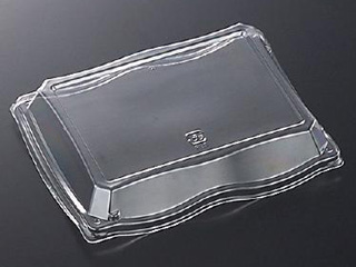中央化学 刺身容器 CF磯波 2 蓋 （PET）