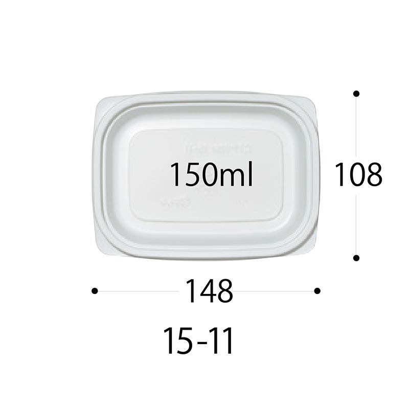 軽食容器 C-AP デリカン 15-11 身 中央化学