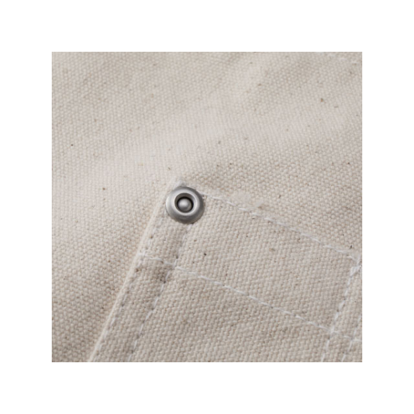 ロングエプロン 1384-01ウォッシュキャンバスエプロン クロスタイプブラック United Athle