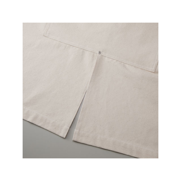 ロングエプロン 1384-01ウォッシュキャンバスエプロン クロスタイプブラック United Athle